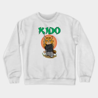 Kido the Samurai Cat Crewneck Sweatshirt